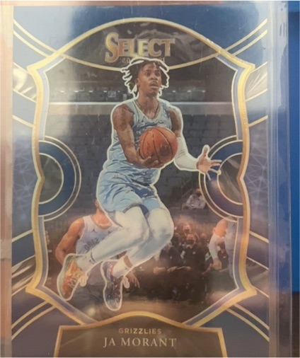 2020-21 Panini Select #60 Ja Morant Blue Concourse — front