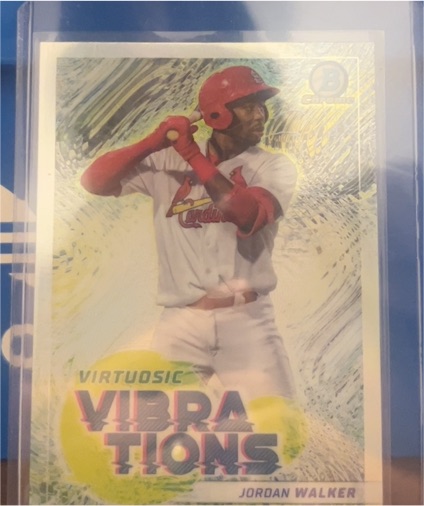 2022 Bowman #VV-13 Jordan Walker Virtuosic Vibrations — front
