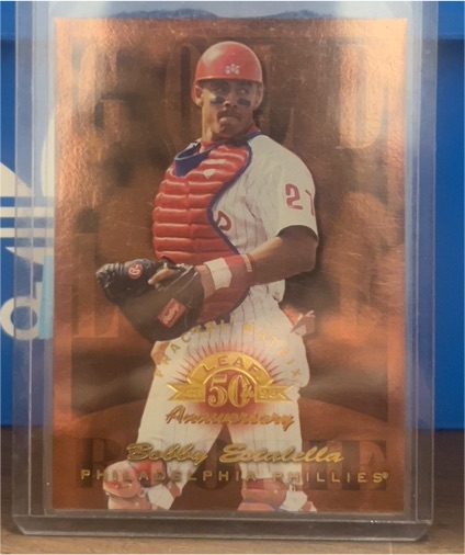 1998 Leaf Fractal Matrix #180 Bobby Estalella — front