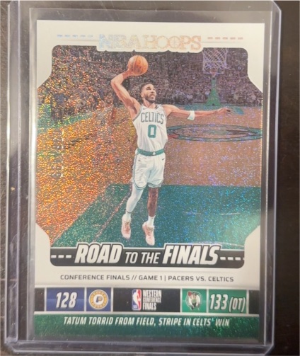 2024-25 Panini NBA Hoops #5 Jayson Tatum Road to the Finals — front