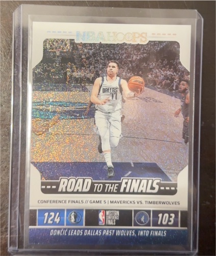 2024-25 Panini NBA Hoops Road to the Finals #124 Luka Doncic — front