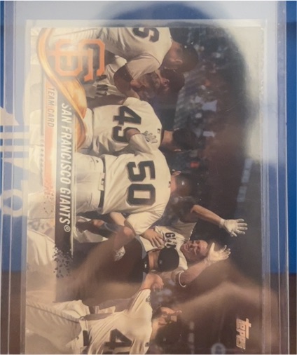 2018 Topps #536 San Francisco Giants Team Card — front