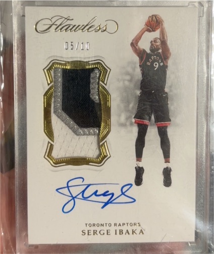 2018-19 Panini Flawless #05/10 Serge Ibaka — front