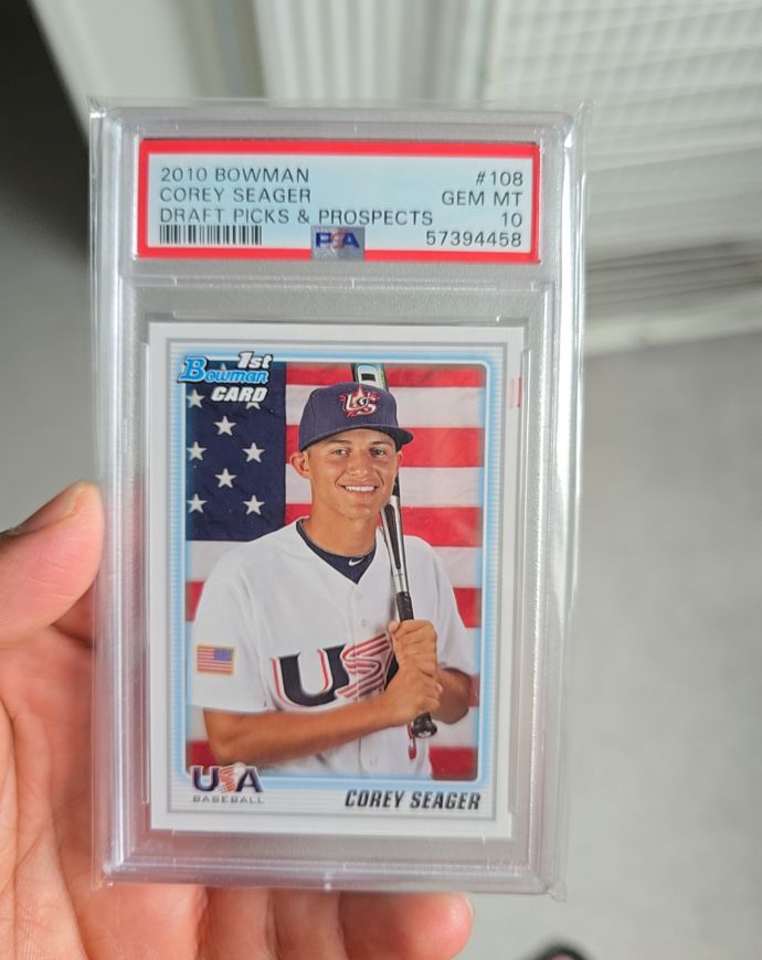 2010 Bowman #108 Corey Seager Draft Picks & Prospects — front