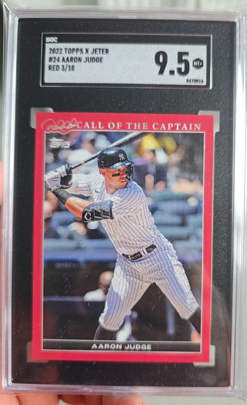 2022 Topps X Derek Jeter Call of the Captain #24 Aaron Judge — front