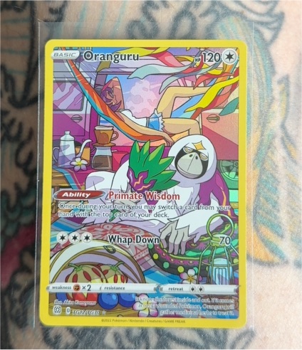 2022 Pokémon Brilliant Stars #TG12/TG30 Oranguru — front