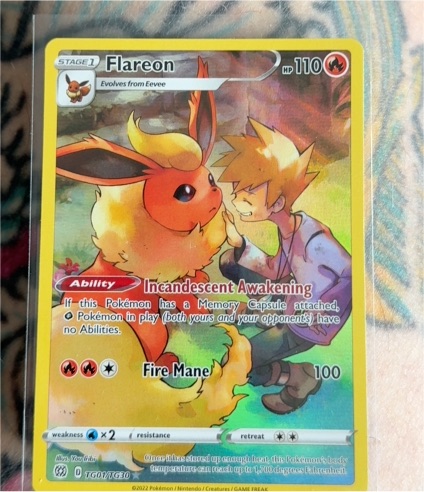 2022 Pokémon TG01/TG30 Flareon — front