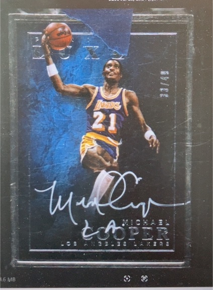 1990 SkyBox #34 Michael Cooper — front