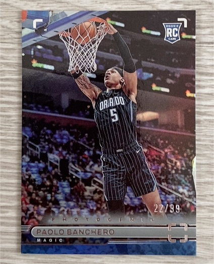 2022-23 Panini Photogenic #185 Paolo Banchero Rookie Card — front