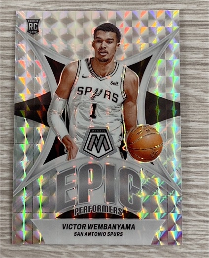 2023-24 Panini Mosaic Epic Performers #12 Victor Wembanyama — front