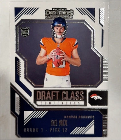 2024 Panini Contenders Draft Class #23 Bo Nix — front