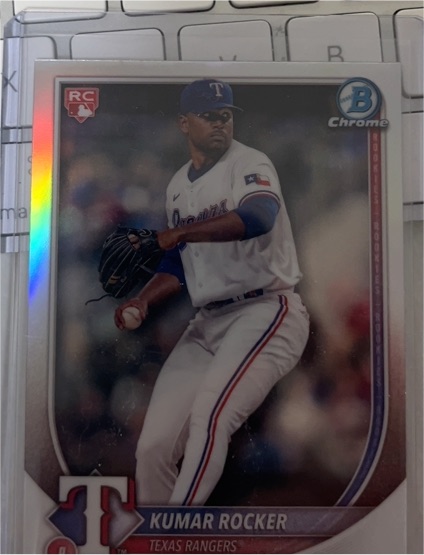 2025 Bowman Chrome #80 Kumar Rocker — front