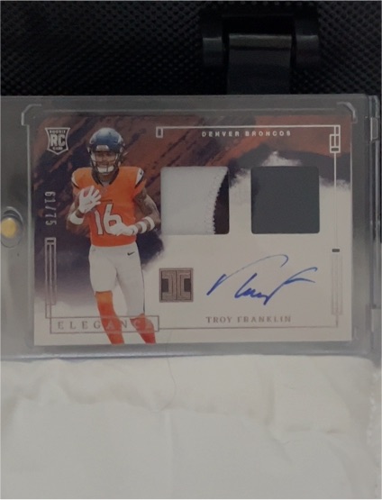 2024 Panini Impeccable Elegance #RHP-TF Troy Franklin — front