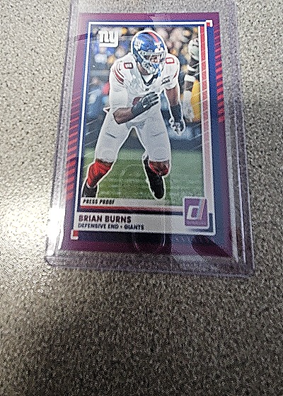 2025 Donruss Press Proof Brian Burns — front