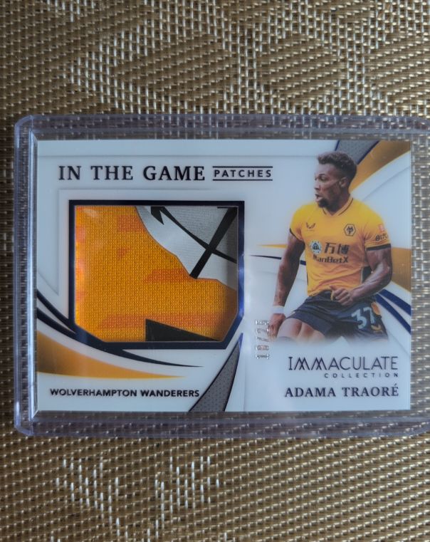 2021 Panini Immaculate In The Game Patches #20/49 Adama Traoré — front