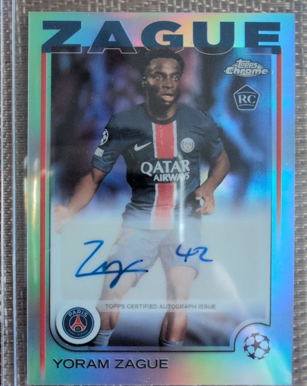 2024-25 Topps Chrome UEFA Club Competitions #CA-YZ Yoram Zague — front