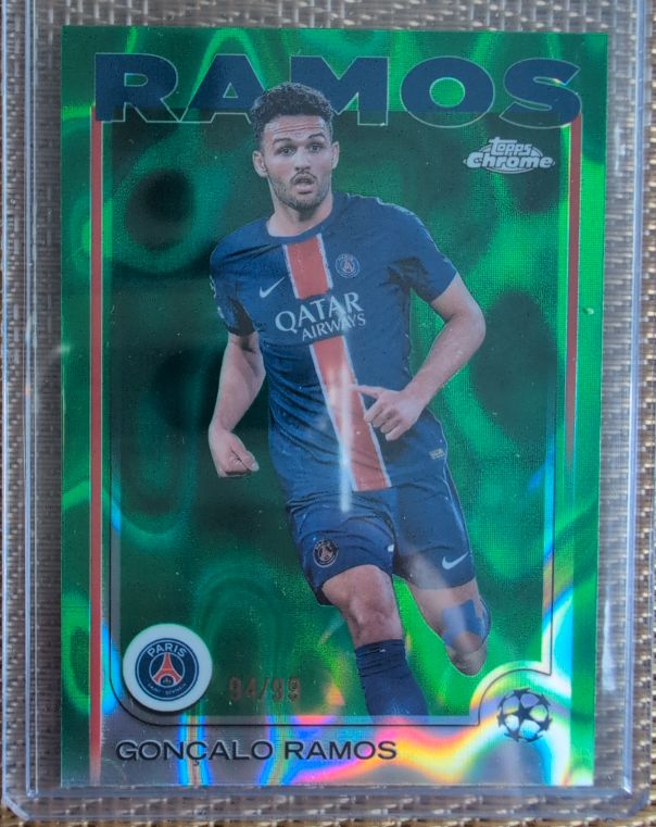 2024-25 Topps Chrome UEFA Club Competitions #31 Goncalo Ramos — front