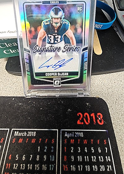2023 Donruss Optic Signature Series Cooper O'Jean — front
