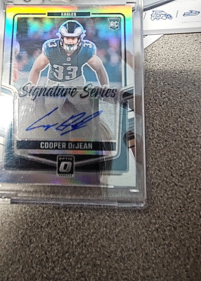 2024 Panini Donruss Optic Signature Series #SSH-CDJ Cooper DeJean — front