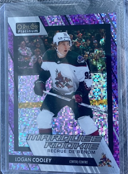 2023-24 O-Pee-Chee Platinum #202 Logan Cooley Marquee Rookie — front