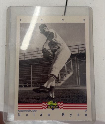 1992 Classic Best #1 Nolan Ryan — front