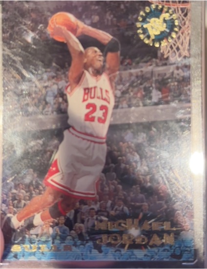 1995-96 Topps Stadium Club #1 Michael Jordan — front