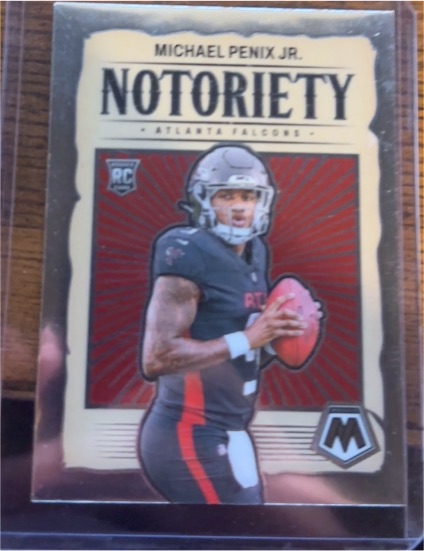 2024 Panini Mosaic Notoriety #20 Michael Penix Jr. — front