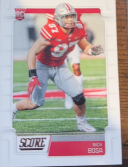 2019 Score #360 Nick Bosa — front