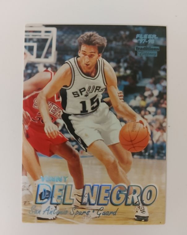1997-98 Fleer Traditions Crystal #84 Vinny Del Negro — front