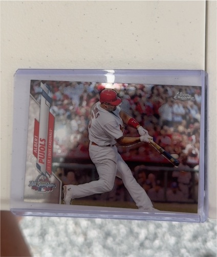 2020 Topps Chrome Update #U-78 Albert Pujols — front