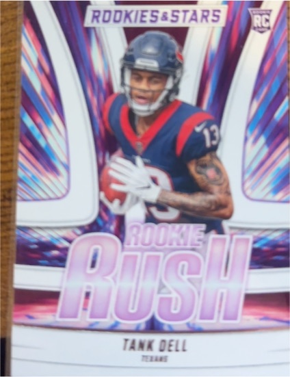 2023 Panini Rookies & Stars #RR-16 Tank Dell Rookie Rush — front