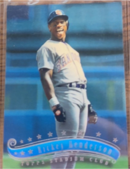 1997 Topps Stadium Club #66 Rickey Henderson — front