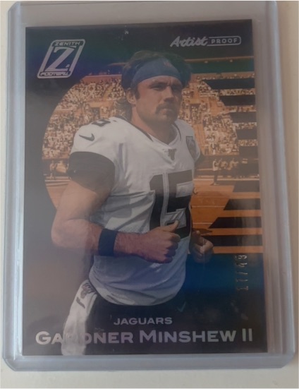 2021 Panini Chronicles Zenith Artist Proof #AP-15 Gardner Minshew II — front