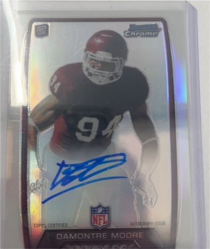 2013 Bowman Chrome #RCRADM Damontre Moore — front