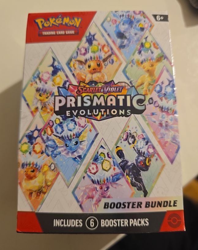 2023 Pokémon Scarlet & Violet Prismatic Evolutions Booster Bundle — front