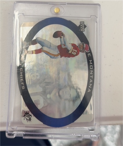 1996 Upper Deck SPx Promo #SPX2 Joe Montana — front