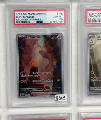 2023 Pokémon Mew En #168 Charmander Illustration Rare — front