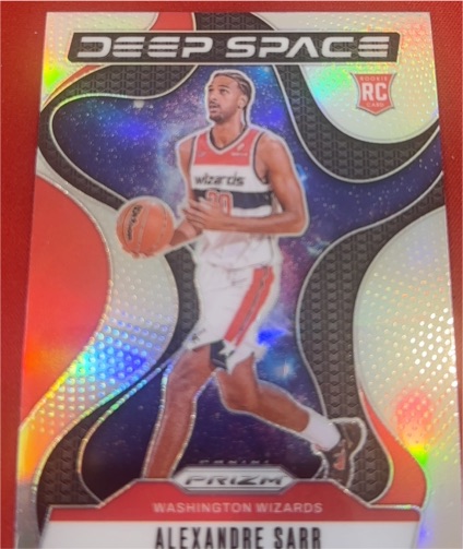 2024-25 Panini Prizm #9 Alexandre Sarr Deep Space — front