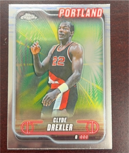 2024-25 Topps Chrome #30 Clyde Drexler — front
