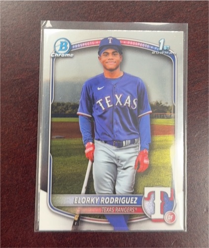 2025 Bowman Chrome #BCP-186 Elorky Rodriguez — front