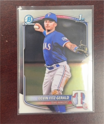 2025 Bowman Chrome #BCP-158 Devin Fitz-Gerald — front