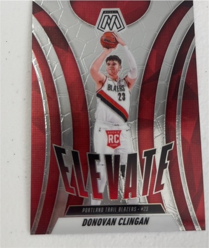 2024-25 Panini Mosaic Elevate #6 Donovan Clingan — front