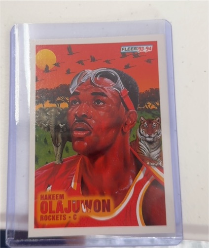 1993-94 Fleer #235 Hakeem Olajuwon — front