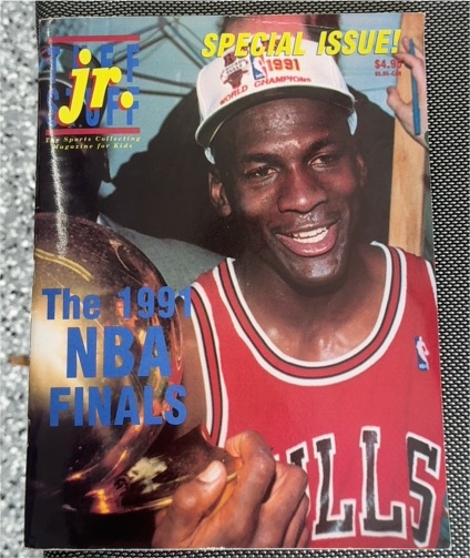 1991 Tuff Stuff Jr. Special Issue The 1991 NBA Finals Michael Jordan — front