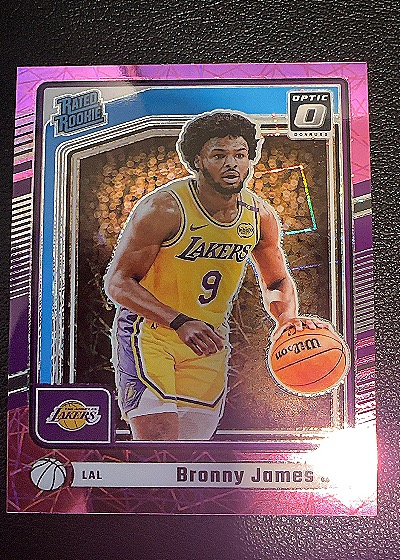 2024-25 Panini Donruss Optic #282 Bronny James Jr. Rated Rookie — front