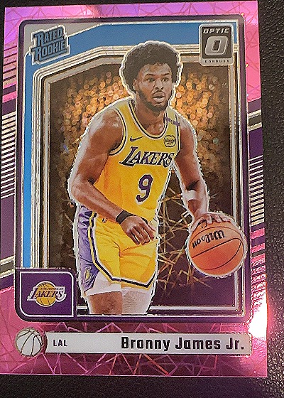2024-25 Donruss Optic #282 Bronny James Jr. — front