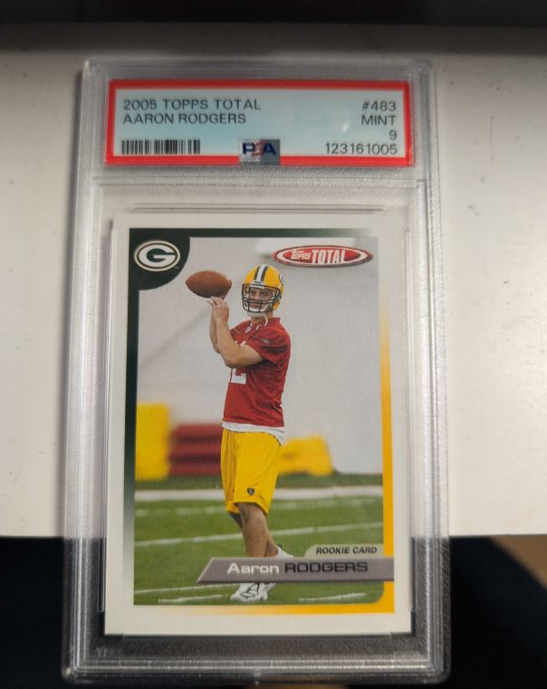 2005 Topps Total #483 Aaron Rodgers — front