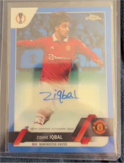 2022-23 Topps Chrome UEFA #CA-ZI Zidane Iqbal — front