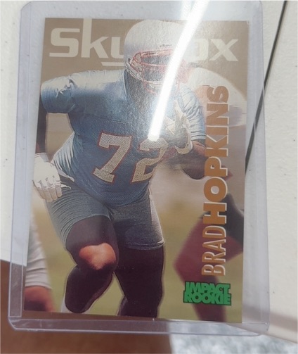 1993 Skybox Impact #? Brad Hopkins — front