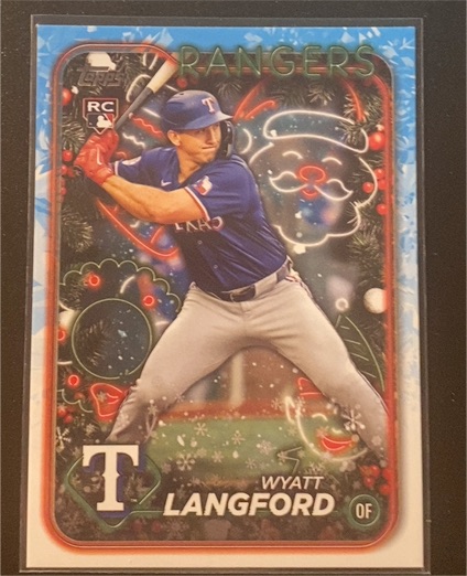 2024 Topps Holiday #H113 Wyatt Langford — front
